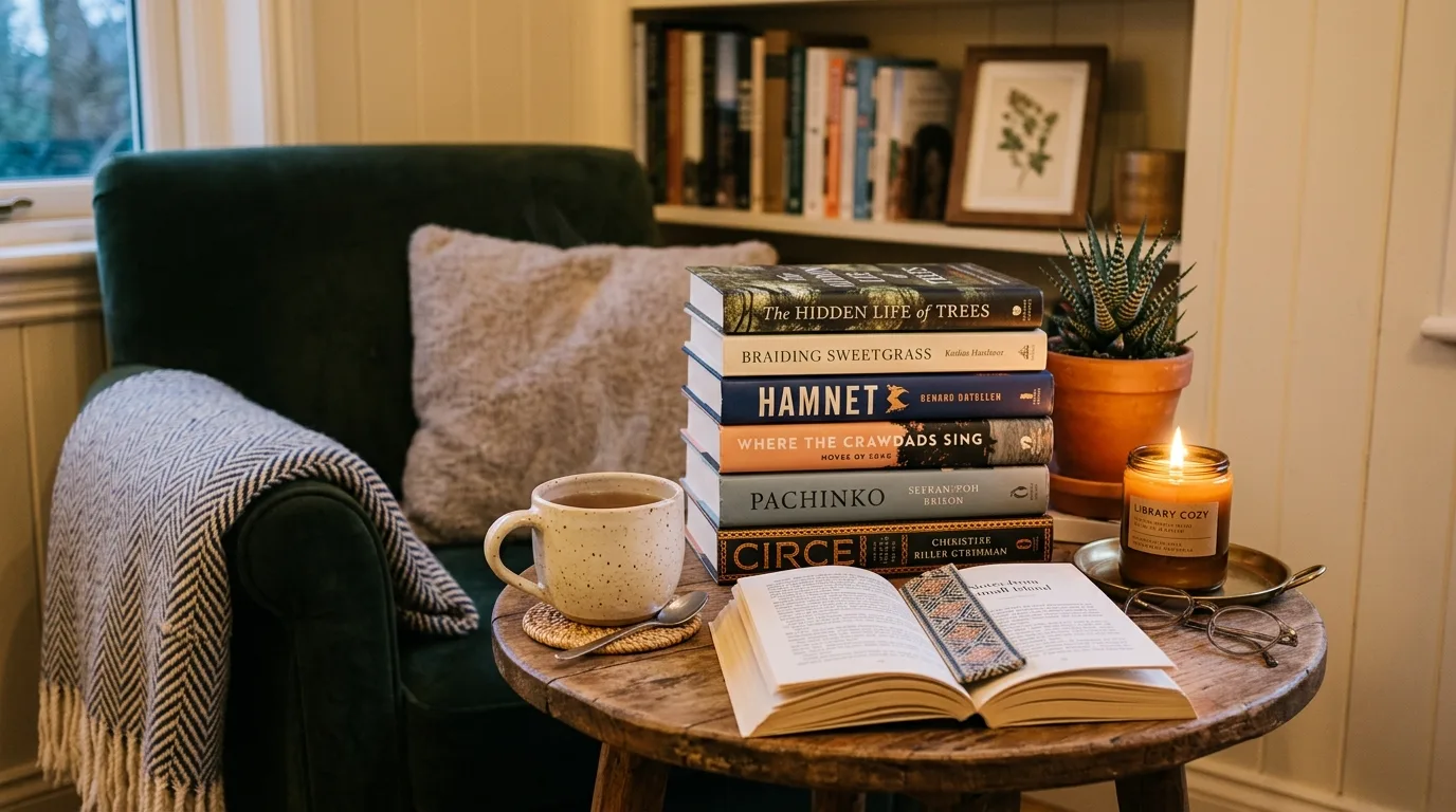 Use a lamp that gives the nook focused warm light inspiration for a reading nook.